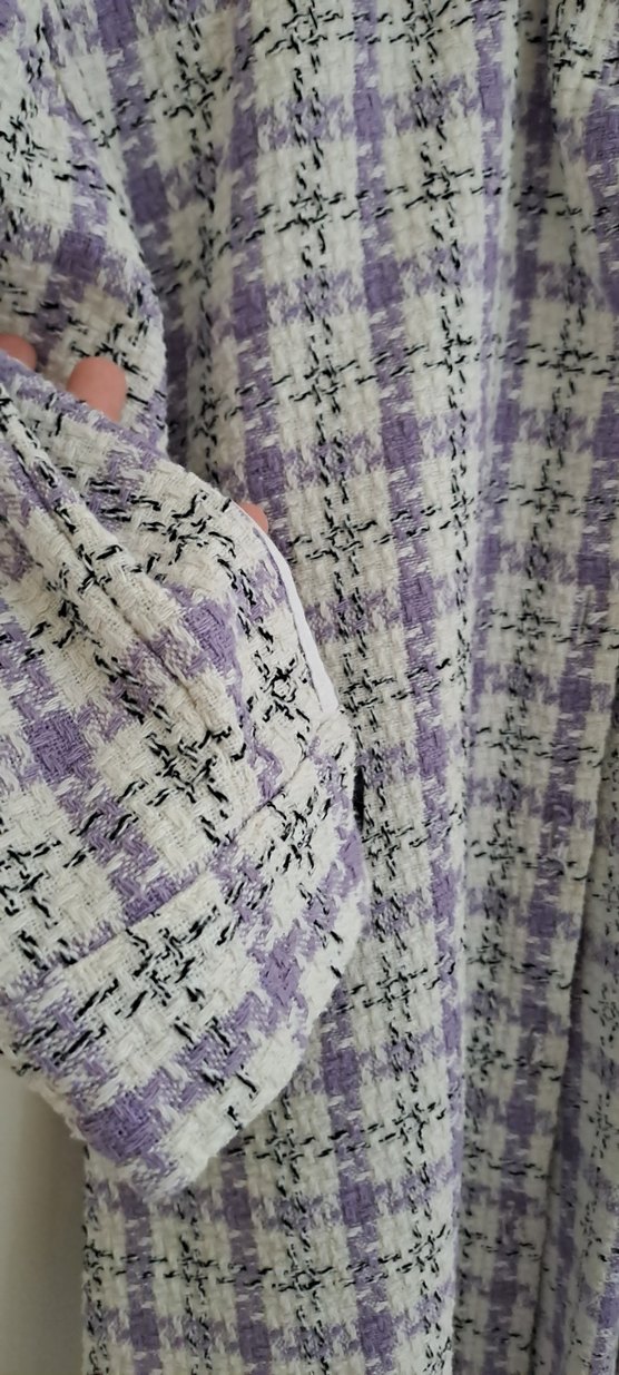 Mor Düğmeli Kadın gömlek - Görsel 4