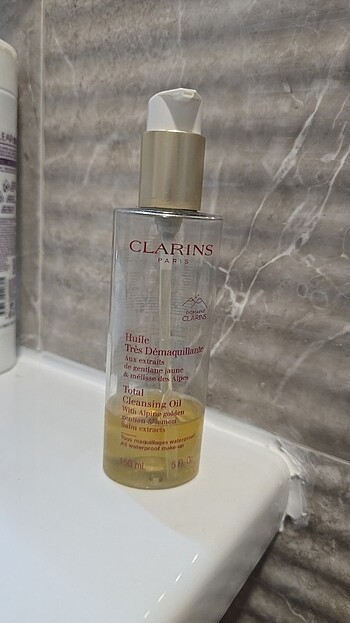 Clarins yuz temizleme yağı 