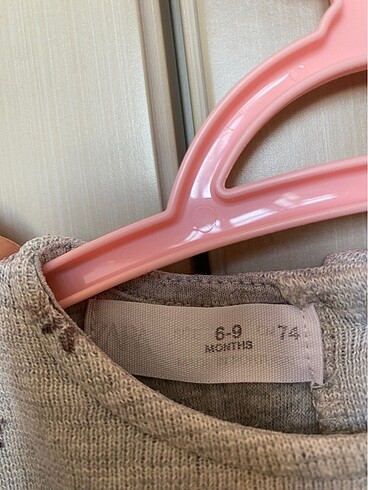 6-9 Ay Beden Zara çiçek desenli tulum