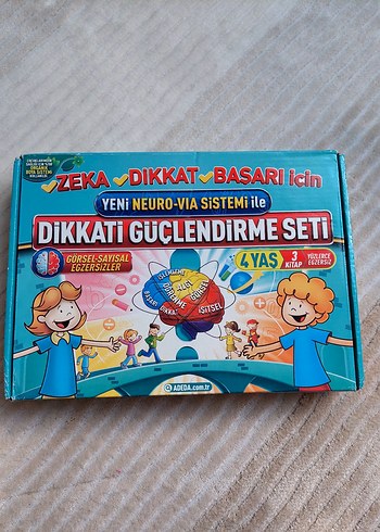 4 Yaş Dikkat Güçlendirme Eğitim Seti