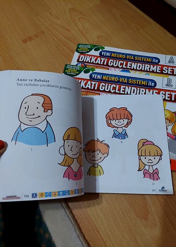  Beden Renk 3 yaş dikkat güçlendirme seti
