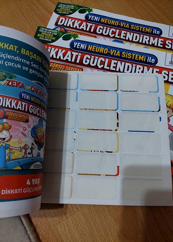  3 yaş dikkat güçlendirme seti