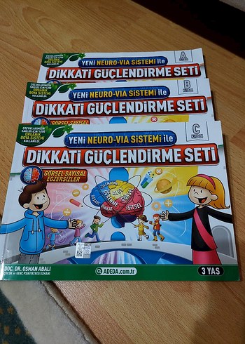 3 yaş dikkat güçlendirme seti