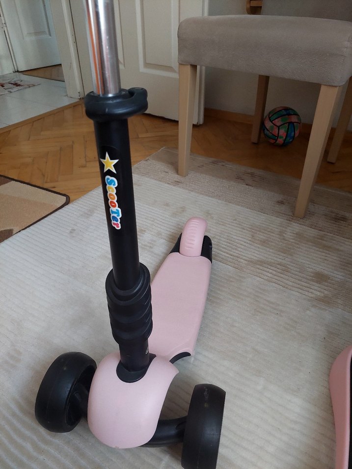 Pembe Çocuk Scooter'ı - Görsel 5