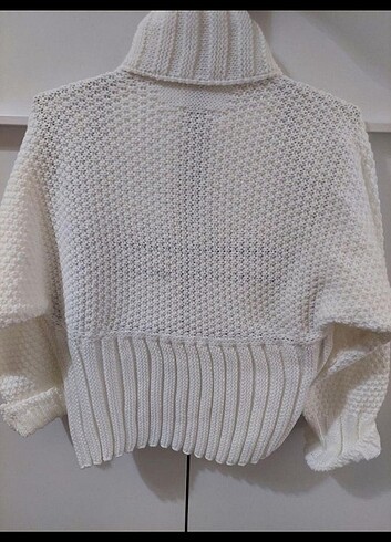 Beyaz bolero hirka - Görsel 2