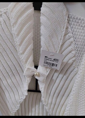 Beyaz bolero hirka - Görsel 4