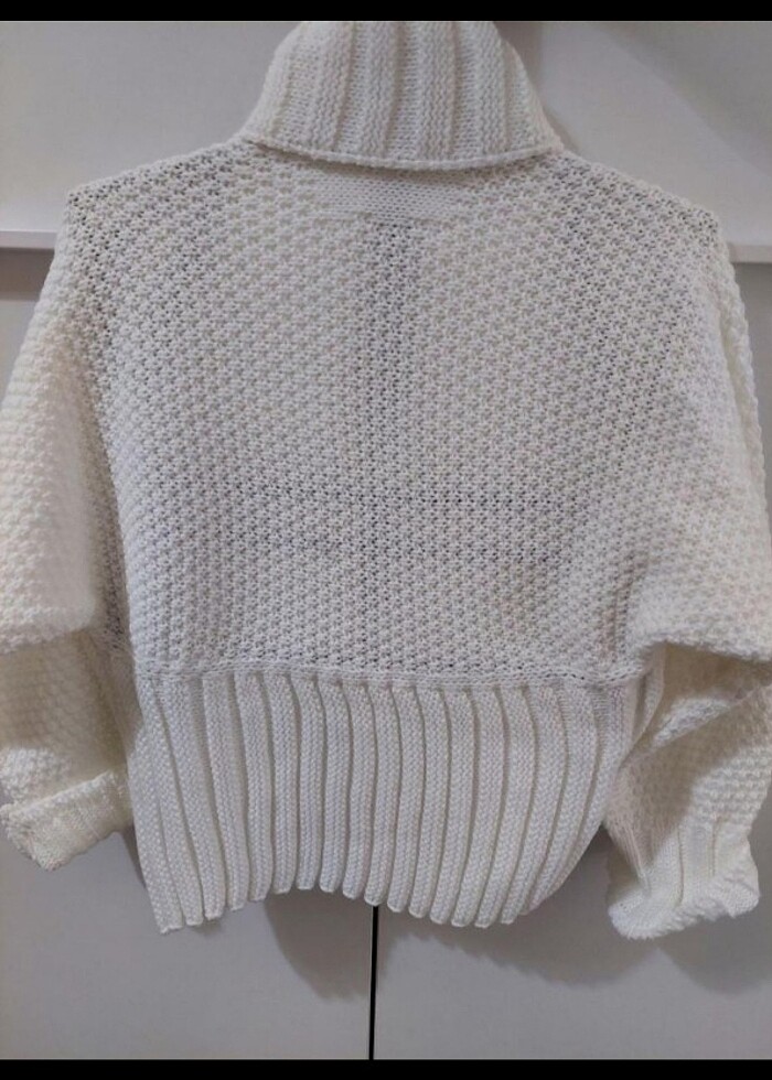 Beyaz bolero hirka - Görsel 2