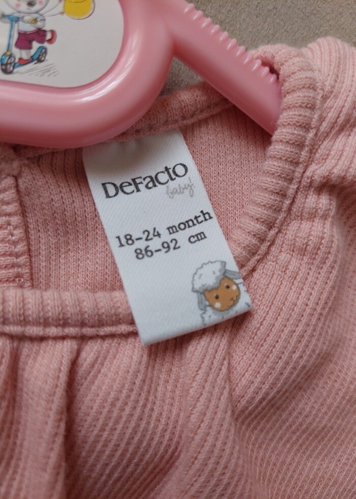 Defacto pembe elbise - Görsel 3