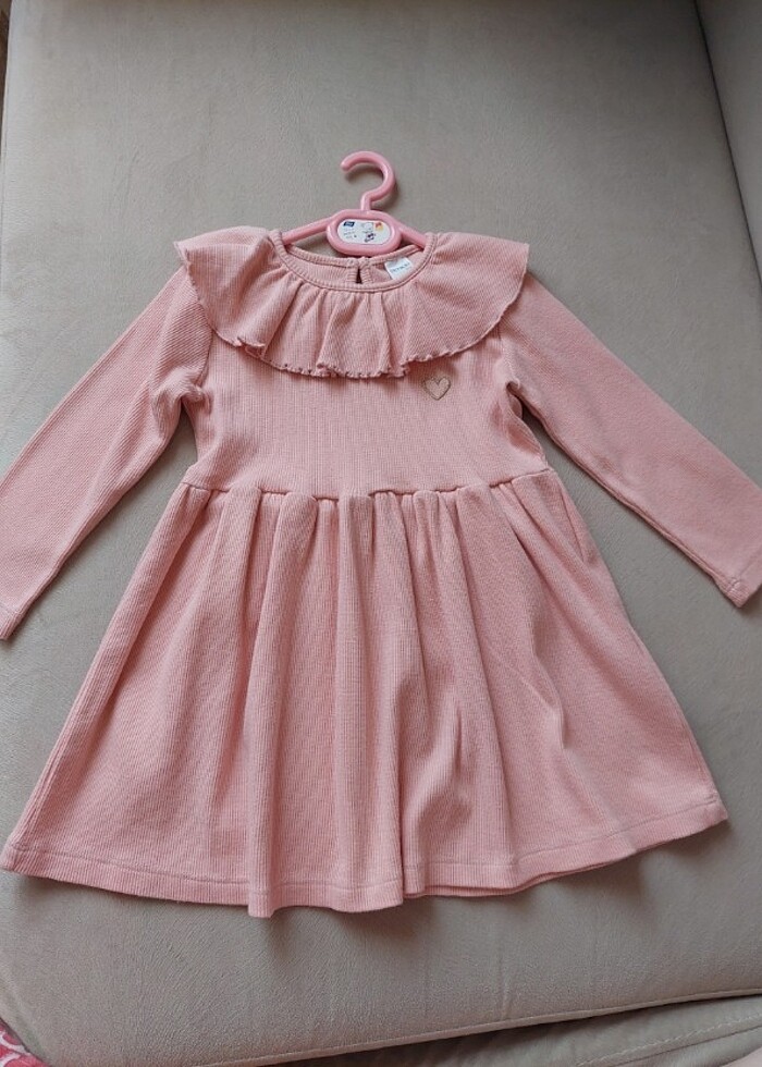 Defacto pembe elbise - Görsel 5