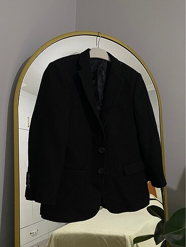 Siyah blazer ceket