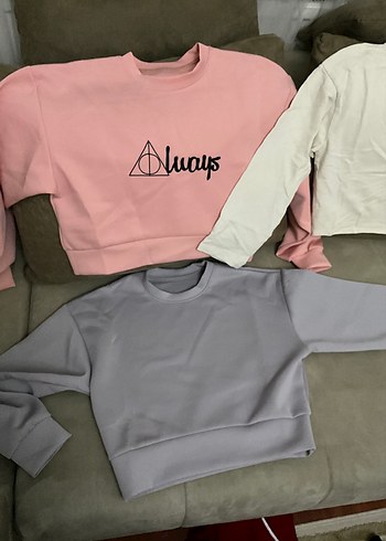 Baskılı Uzun Kollu Tişört Oversize 3 ü 200 - Görsel 3