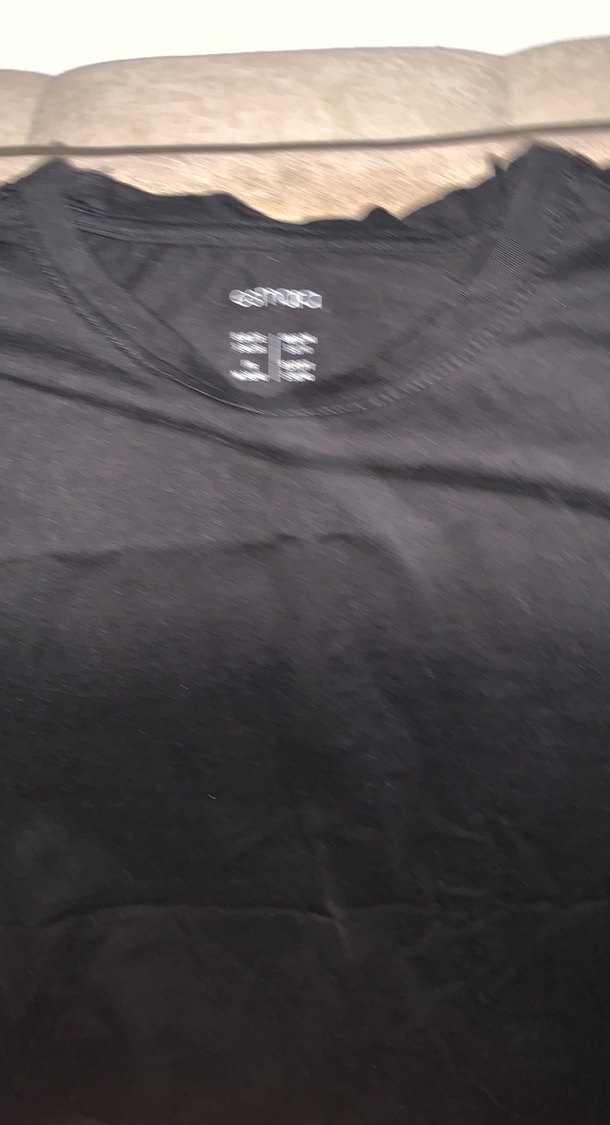 Gri Rahat Kesim Kısa Kollu uzun  Tişört - Görsel 2