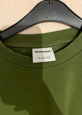 Bershka Kadın Haki Oversize Sweatshirt