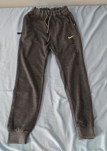 Gri Nike Fermuarlı Erkek Eşofman Altı