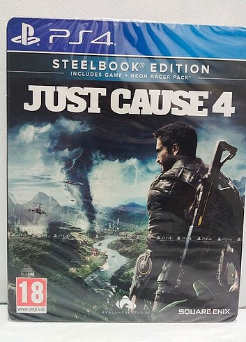 JUST CAUSE 4 PS4 PLAYSTATİON 4 OYUN SIFIR JUST CAUSE 4 STEELBOOK