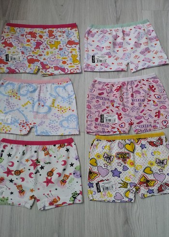 TUTKU KIZ ÇOCUK BOXER MODELLERİ