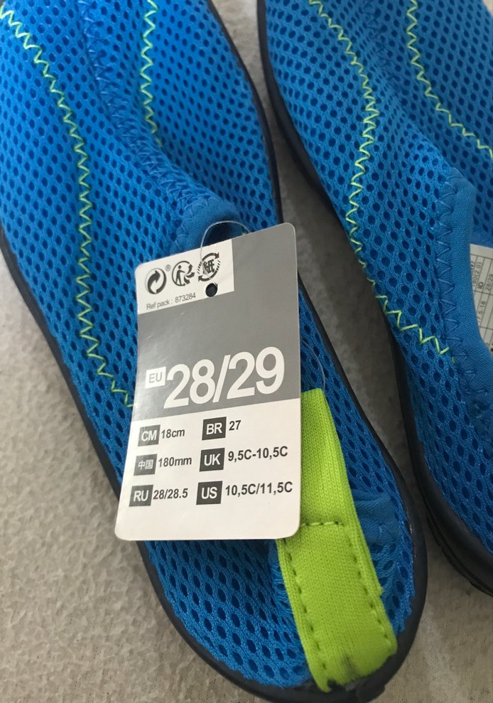 Erkek Çocuk Mavi Kaydırmaz Havuz deniz ayakkabısı - Görsel 2