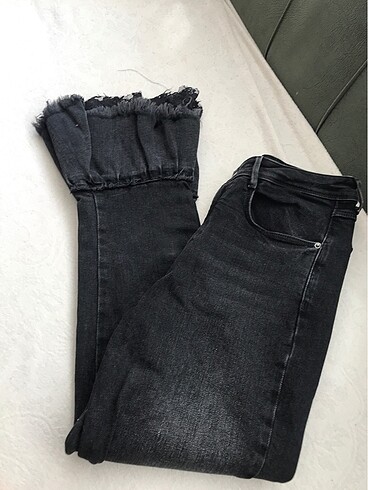 Zara bayan kot pantolon - Görsel 6