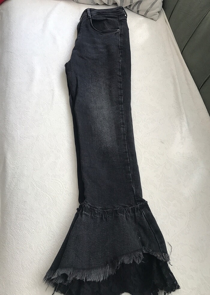 Zara bayan kot pantolon - Görsel 5