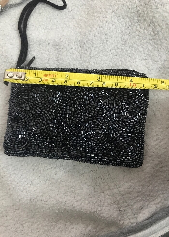 Elişi boncuk cüzdan - Görsel 3