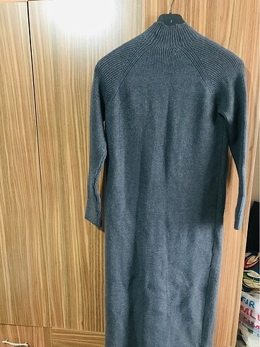 Triko uzun bayan elbisesi - Görsel 3