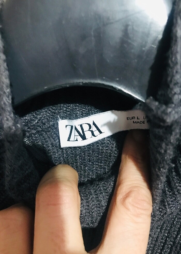 Triko uzun bayan elbisesi - Görsel 5