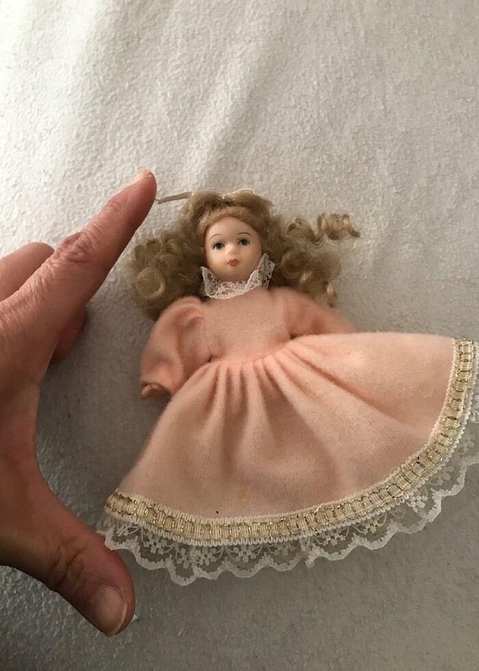 Porselen antika bebek - Görsel 5