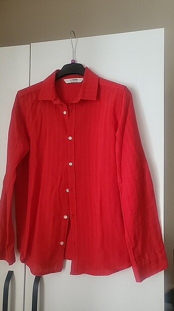 LC Waikiki Erkek cocuk kırmızı gomlek