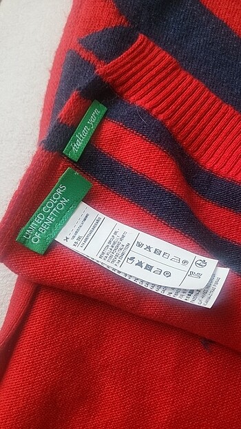 Benetton cocuk atkı eldiven takim - Görsel 2