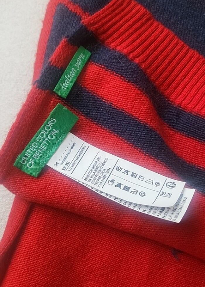 Benetton cocuk atkı eldiven takim - Görsel 2