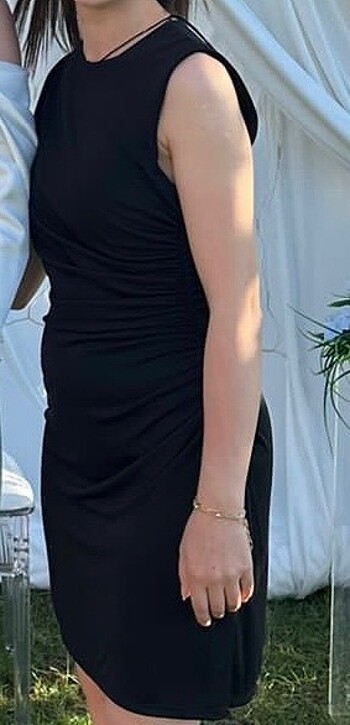 Zara siyah kadın elbise