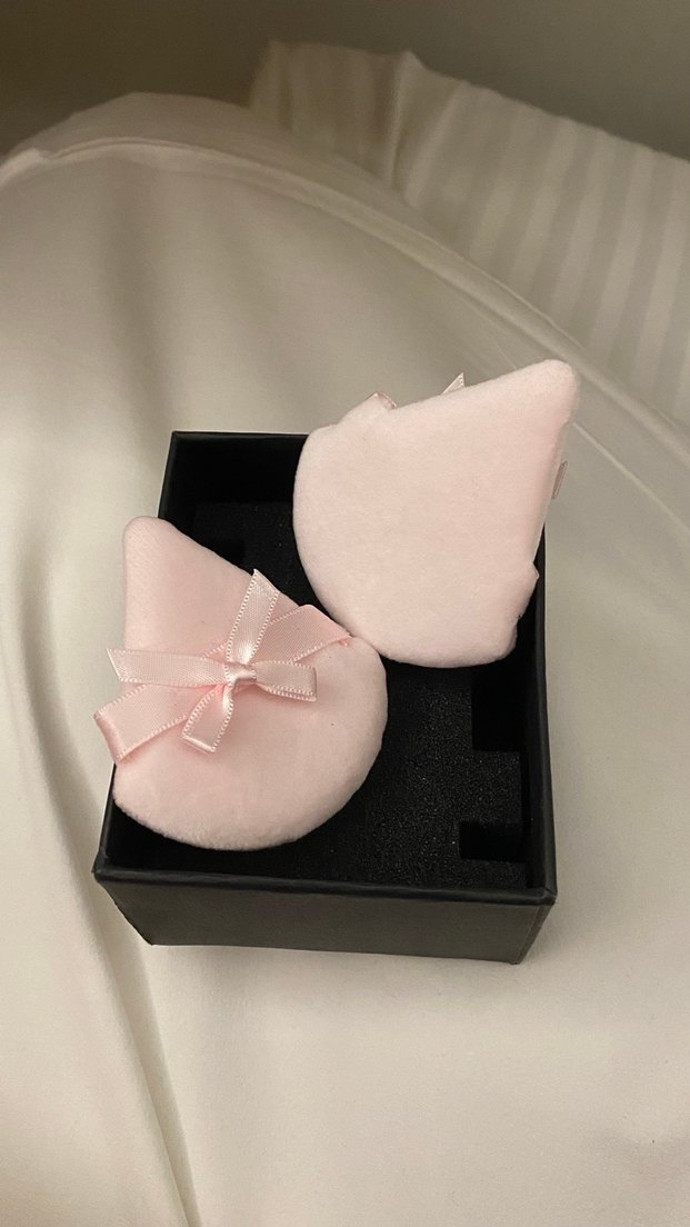 Pembe Makyaj Pudra Pufu - Görsel 2