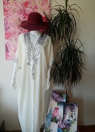 Pullu ışıltılı kimono