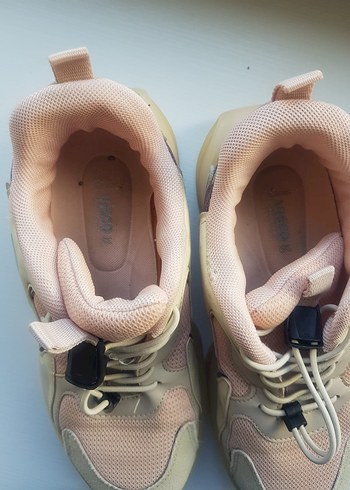 Vicco  Bağcıklı Pastel Renk Platform Spor Ayakkabı - Görsel 5