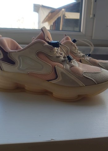 Vicco  Bağcıklı Pastel Renk Platform Spor Ayakkabı - Görsel 2