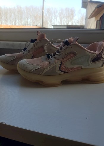 Vicco  Bağcıklı Pastel Renk Platform Spor Ayakkabı - Görsel 3