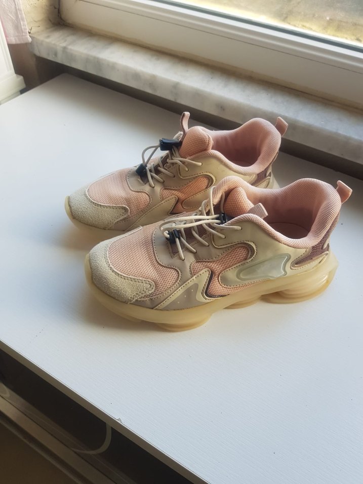 Vicco  Bağcıklı Pastel Renk Platform Spor Ayakkabı - Görsel 4