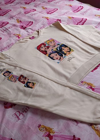 Lisanslı Kızlar için Beyaz Disney Prenses ikili takım - Görsel 4