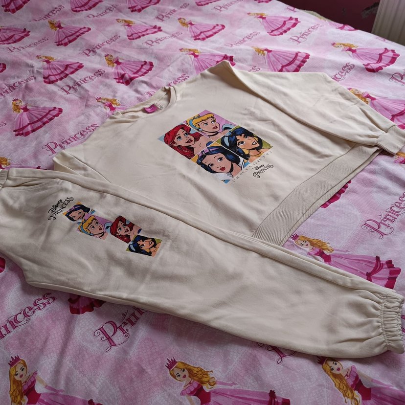 Lisanslı Kızlar için Beyaz Disney Prenses ikili takım - Görsel 4