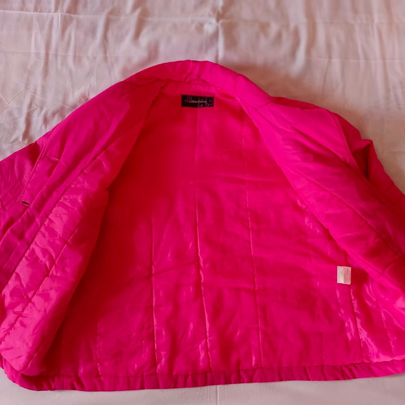 Düğmeli Pembe Midi Kadın Mevsimlik Ceket - Görsel 3