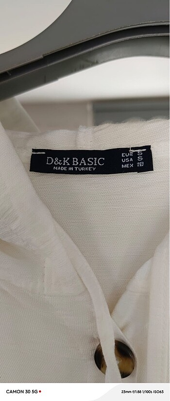m Beden Keten şık gömlek