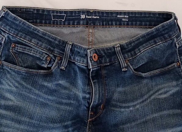 30 Beden mavi Renk Levi's Demi curve jean beden 30 - boy 32 skinny
