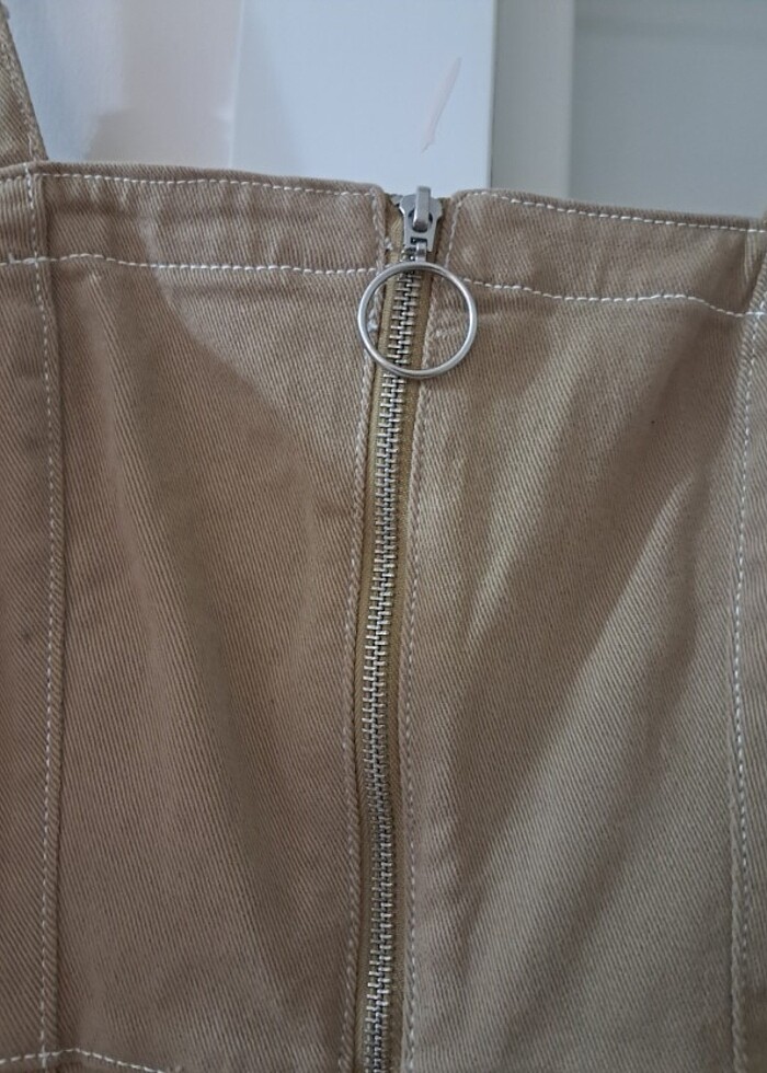 Deve tüyü rengi salopet - Görsel 2