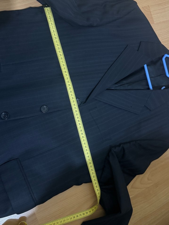 Koyu Gri Düğmeli Erkek Takım Ceketi - Görsel 3