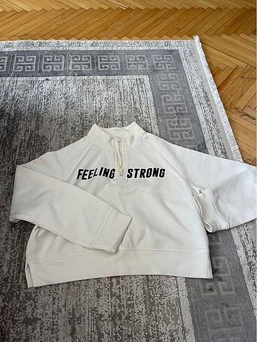 Zara kazak / sweat önü fermuarlı üst