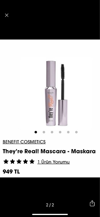 Benefit Cosmetics Benefit They're Real! Mascara - Maskara