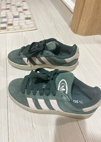 40,5 Beden yeşil Renk Adidas campus spor ayakkabı