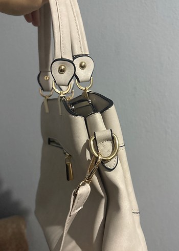 Michael Kors Beyaz Deri Kadın Çanta - Görsel 3