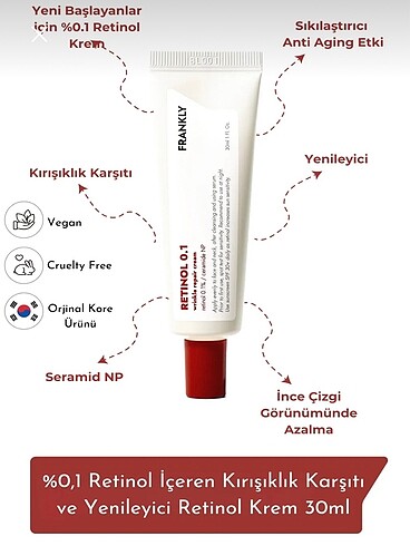 Diğer Frankly retinol krem