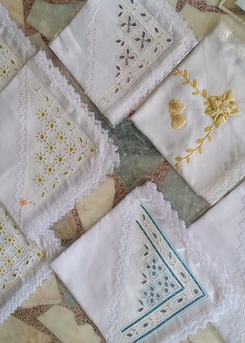 Nakışlı Bohça örtüsü fiskos masa örtüsü - Görsel 13